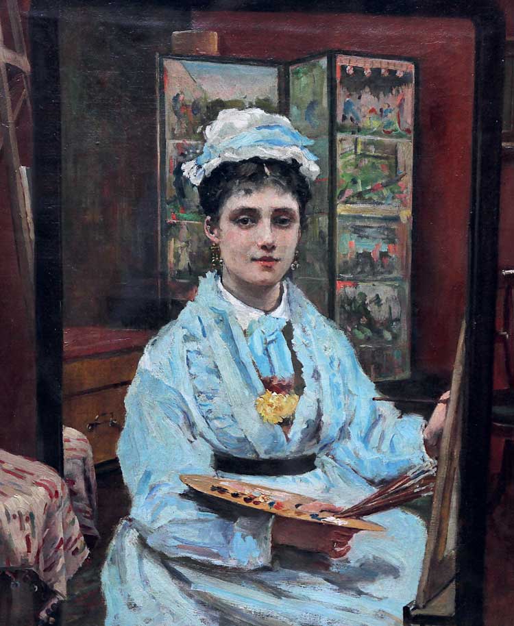 Louise Jopling, Through the Looking-Glass, 1875. Purchased with funds provided by the Nicholas Themans Trust and Tate Patrons 2024. Photo: Tate (Sonal Bakrania).