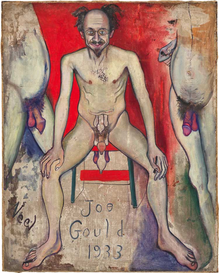 Alice Neel, Joe Gould, 1933. © The Estate of Alice Neel. Courtesy The Estate of Alice Neel.
