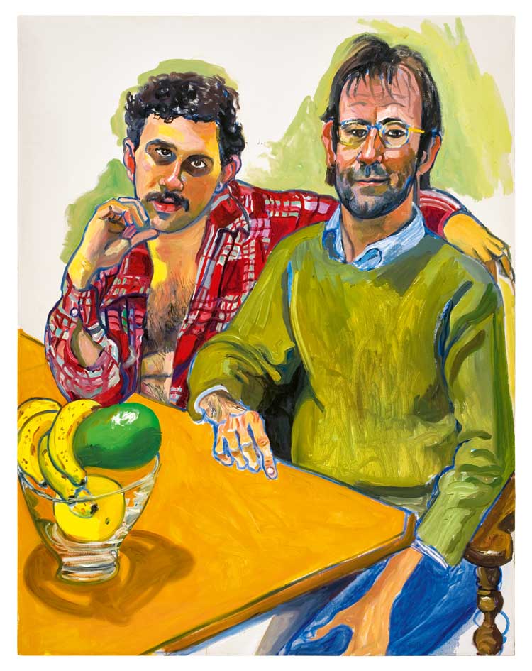 Alice Neel, Geoffrey Hendricks and Brian, 1978 © The Estate of Alice Neel. Courtesy The Estate of Alice Neel.
