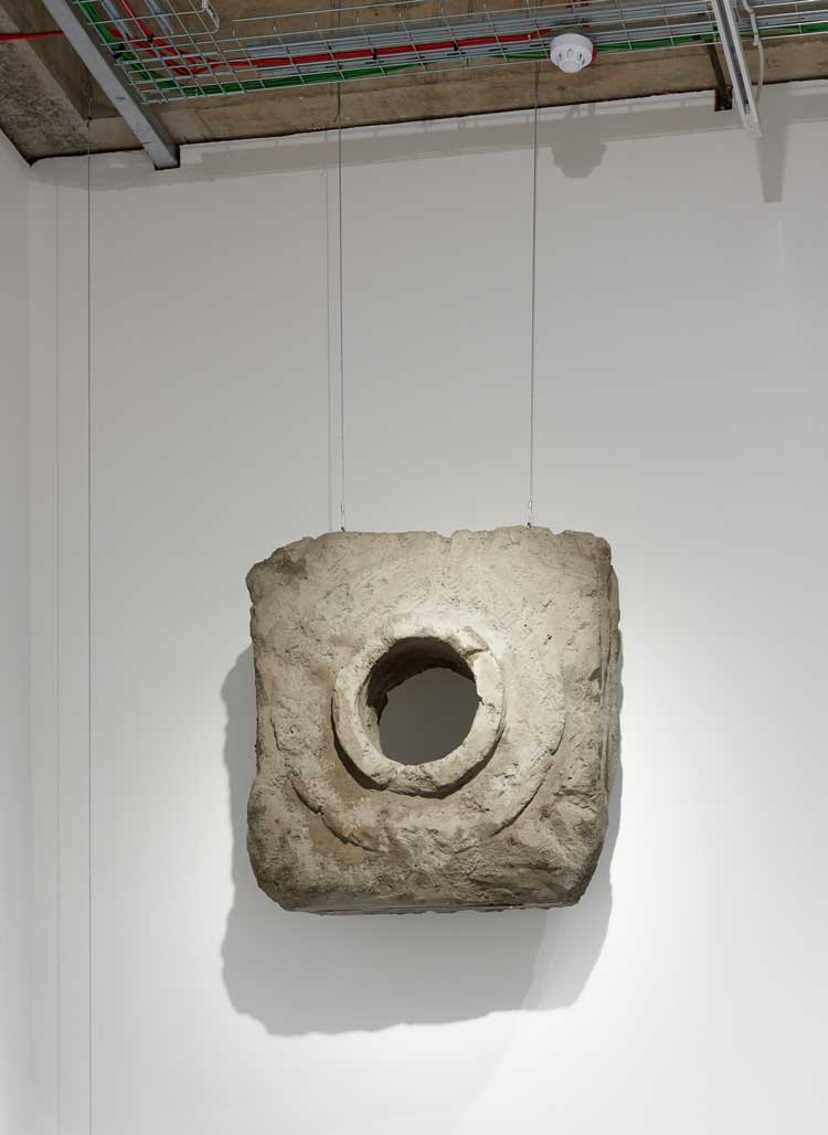 Nika Neelova, replica of Roman pipes, installation view, Silt, Brighton Centre for Contemporary Art, 2021. Photo: Jonathan Bassett, courtesy of Brighton CCA.
