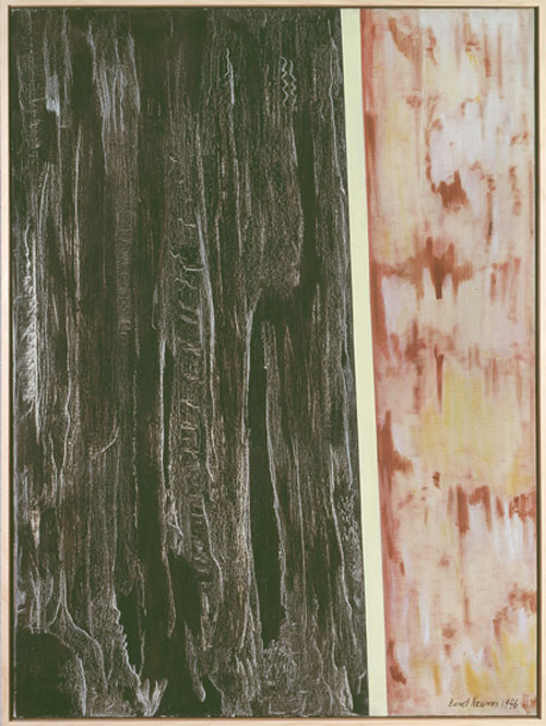 Barnett Newman. The Command 1946. Oil on canvas. 121.9 x 91.4 cm. Öffentliche Kunstammlung Basel. Gift of Annalee Newman in honour of Arnold Rüdlinger and Dr Franz Meyer, 1988. © ARS, NY and DACS, London 2002