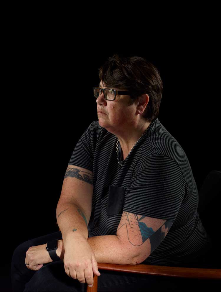 Catherine Opie, Cathy (London), 2017. Pigment print, 83.8 x 63.5 cm (33 x 25 in). © Catherine Opie. Courtesy the artist, Thomas Dane Gallery and Regen Projects, Los Angeles.