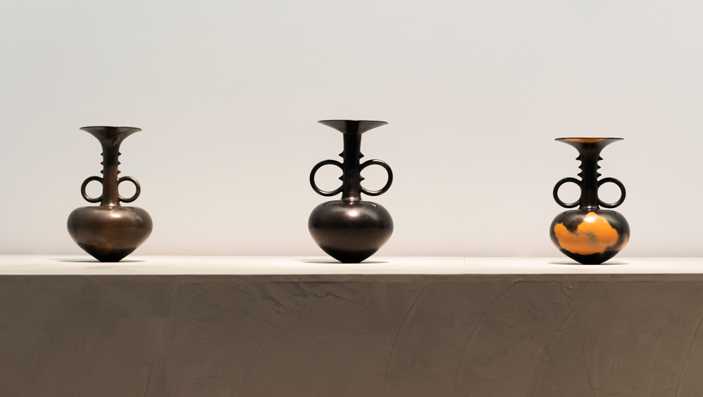 Magdalene Odundo: The Journey of Things. Installation view, The Hepworth Wakefield, 16 February – 2 June 2019. Photograph © Nick Singleton.