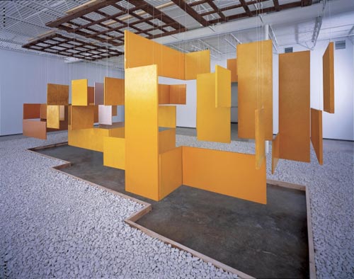 Hélio Oiticica. Grand Nucleus, 1960. Oil and resin on wood fibreboard, 6.7 x 9.75 m. (c) Projeto Hélio Oiticica, Rio de Janeiro