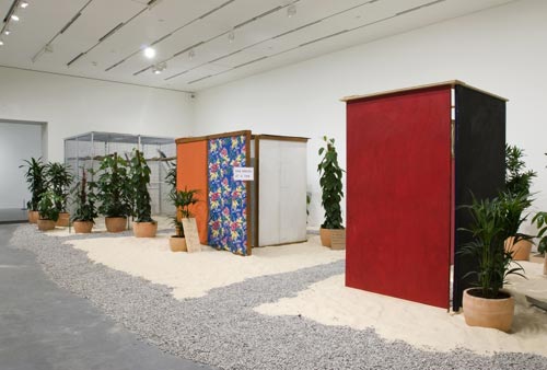 Hélio Oiticica. Tropicália, 1967. Mixed media. Purchased with the assistance of the American Fund for the Tate Gallery, the Latin American Acquisitions Committee, Tate Members, and The Art Fund, 2007. (c) Projeto Hélio Oiticica, Rio de Janeiro. Tate Photography