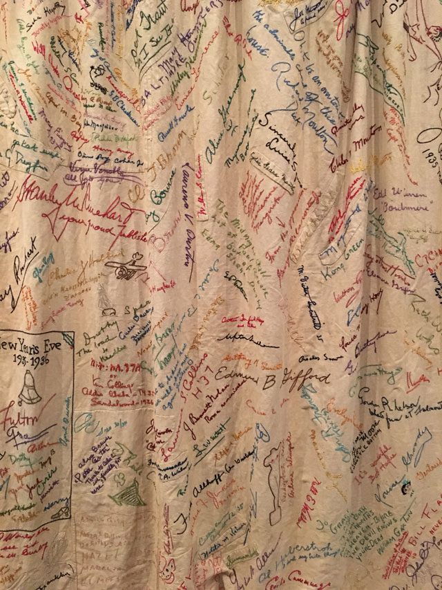 Theatre curtain for the stage at the Oursler house near Falmouth, Massachusetts, c1930s. Photograph: Natasha Kurchanova.