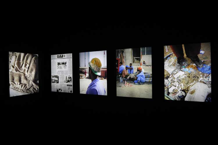 Mohammed Kazem, The Window 2003-2005 (2005). Installed in Proximities at SeMA Seoul. Photo courtesy of ADMAF.
