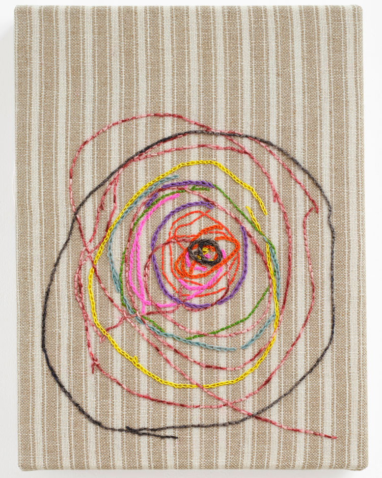 Amalia Pica, Keepsake #12, 2024. Cotton and wool on linen, 40 x 30.2 x 3.6 cm. © Amalia Pica. Courtesy of the artist and Herald St, London.