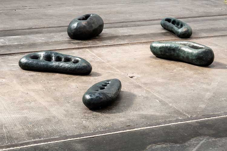Solange Pessoa: Pilgrim Fields, installation view, Glasgow Tramway, 10 May – 5 October 2025. Photo: Keith Hunter.