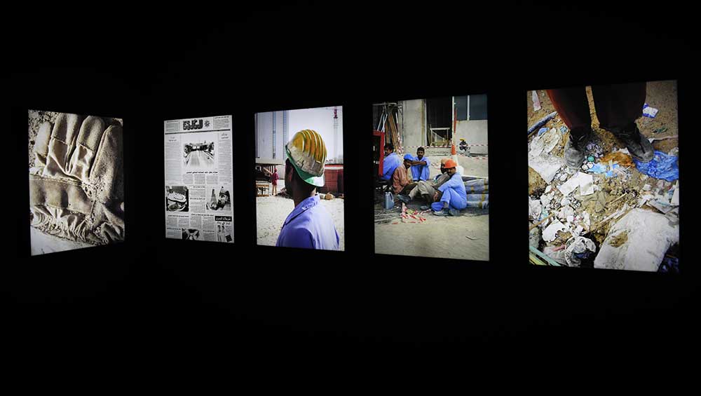 Mohammed Kazem, The Window 2003-2005 (2005). Installed in Proximities at SeMA Seoul. Photo courtesy of ADMAF.