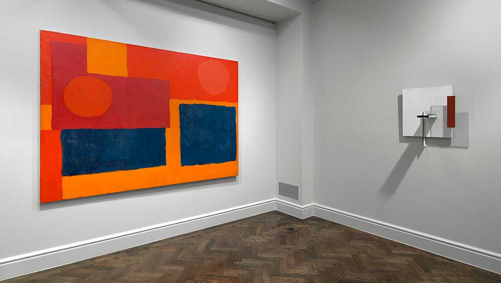 Installation view, Victor Pasmore | Patrick Heron: VIII São Paulo Biennial, Great Britain 1965, revisited, Hazlitt Holland-Hibbert, London. Courtesy Hazlitt Holland-Hibbert, London, copyright © the artist.