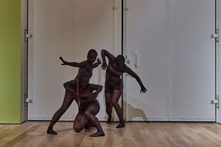 Anna Perach, Performance Ecstasies, 2024 at Material Worlds, Mead Gallery. Photo: Luke Pickering.