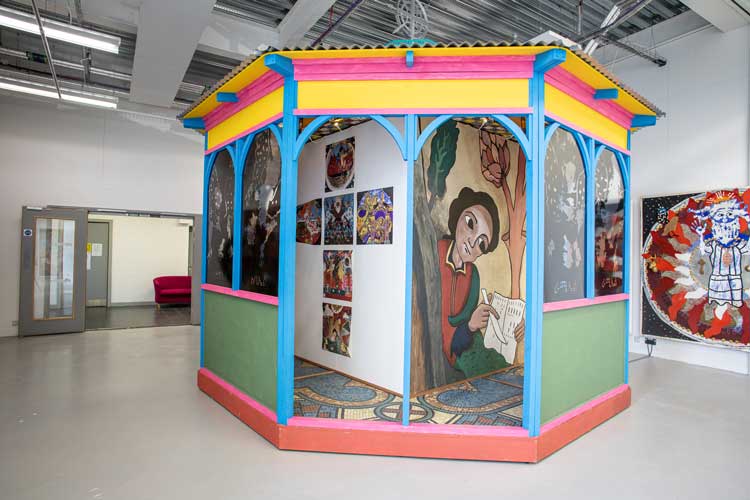 Angus Pryor. 1 Enoch Church. Installation view, The Hardwick Gallery, 2020. Image courtesy the artist.