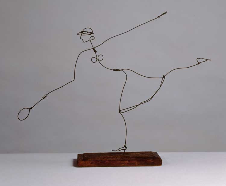 Alexander Calder. Helen Wills I, 1927. Wire and wood. Photo courtesy of Calder Foundation, New York / Art Resource, New York. © 2024 Calder Foundation, New York / DACS, London.