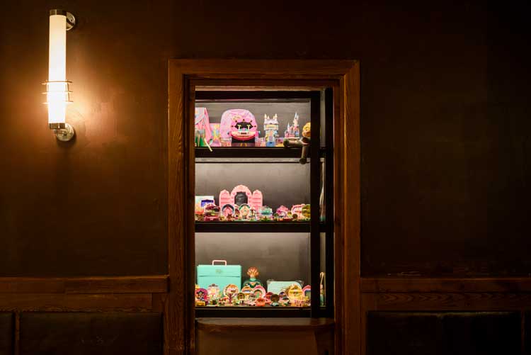 Polly Pockets collection by Emma Stannard in Come As You Really Are by Hetain Patel and Artangel. Photo: Thierry Bal.