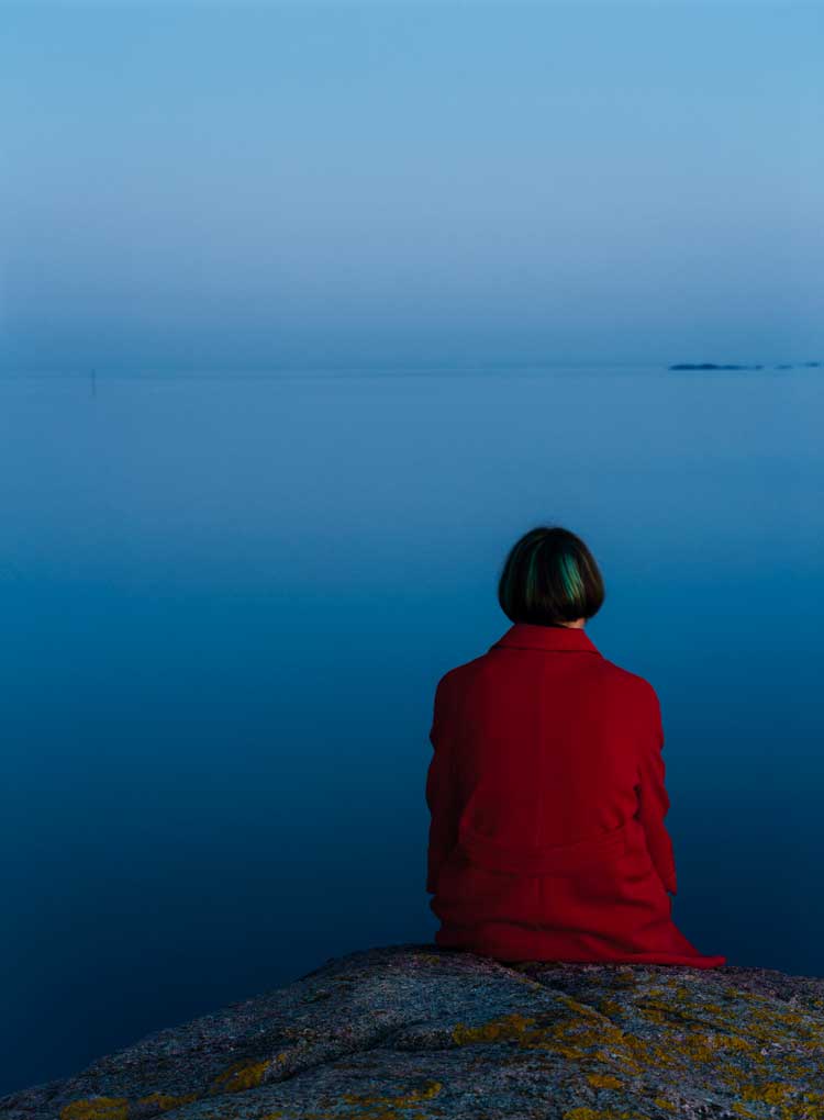 Elina Brotherus, Seabound Two Nights in a Row (Seabound), 2018. Photo courtesy Kunstsilo.