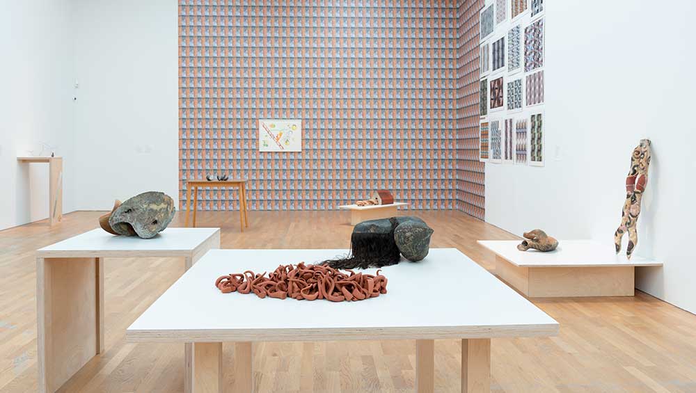 Installation view, Jacqueline Poncelet: In the Making, Middlesbrough Institute of Modern Art (Mima), 2024. Photo: Jason Hynes.