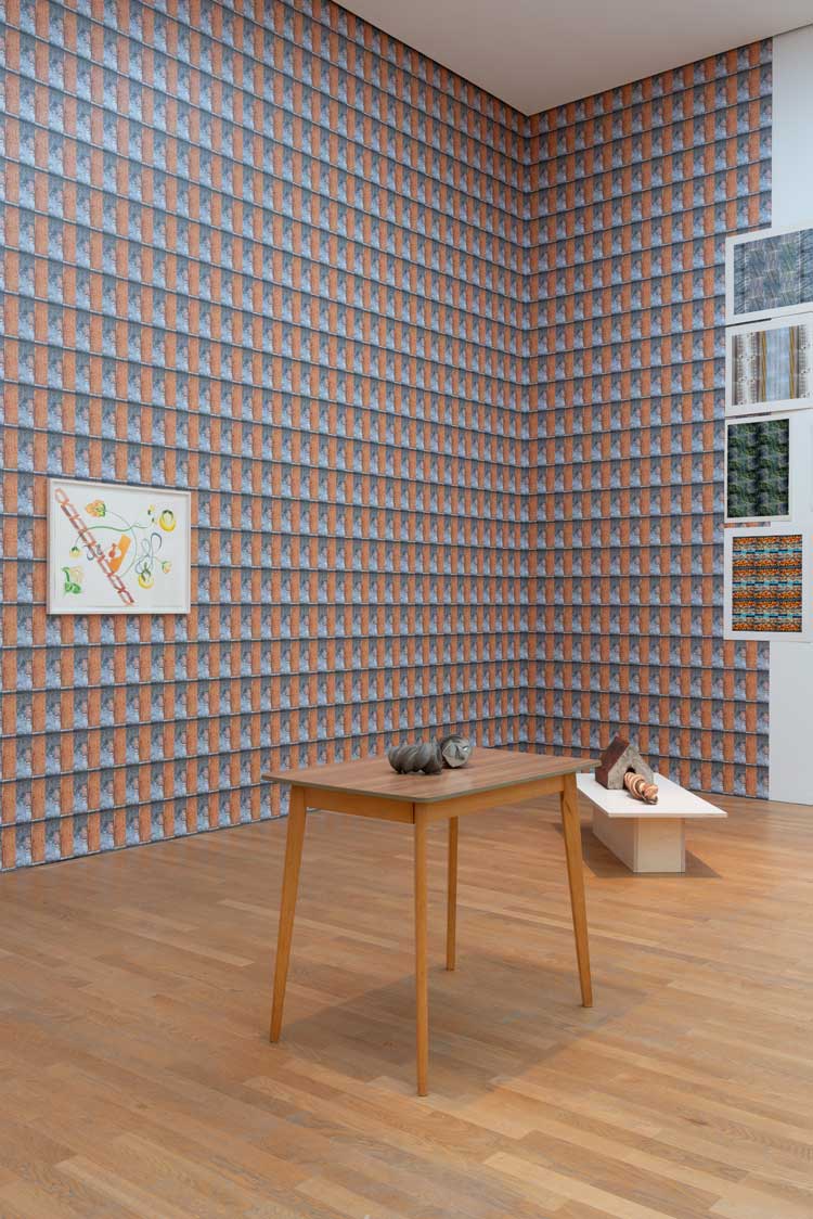 Installation view, Jacqueline Poncelet: In the Making, Middlesbrough Institute of Modern Art (Mima), 2024. Photo: Jason Hynes.