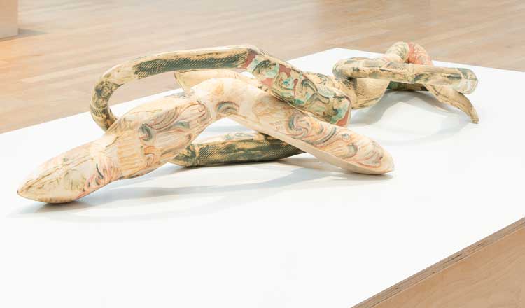 Installation view, Jacqueline Poncelet: In the Making, Middlesbrough Institute of Modern Art (Mima), 2024. Photo: Jason Hynes.