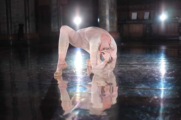 Pacing the Void: Rhona Warwick Paterson and Eve Mutso, Mount Stuart, Isle of Bute, 2022. Photo: Helena Ohman.