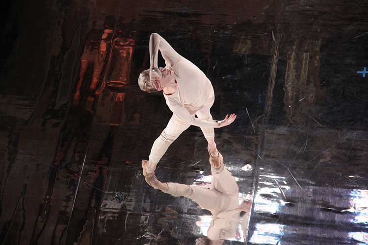 Pacing the Void: Rhona Warwick Paterson and Eve Mutso, Mount Stuart, Isle of Bute, 2022. Photo: Helena Ohman.