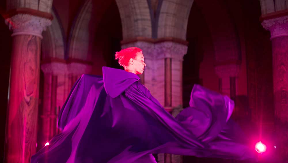Pacing the Void: Rhona Warwick Paterson and Eve Mutso, Mount Stuart, Isle of Bute, 2022. Photo: Helena Ohman.
