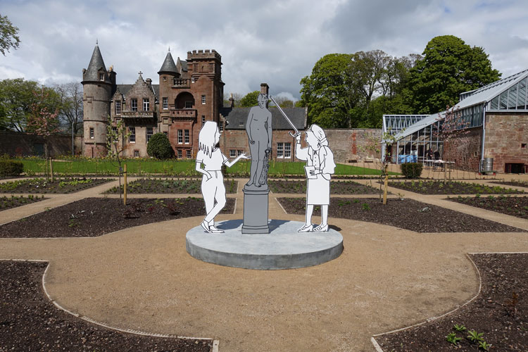 Mick Peter, Gerroff! (or User Feedback), 2021 at Hospitalfield. Image courtesy of the artist.
