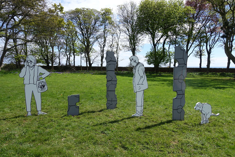 Mick Peter, Gerroff! (or User Feedback), 2021 at Hospitalfield. Image courtesy of the artist.