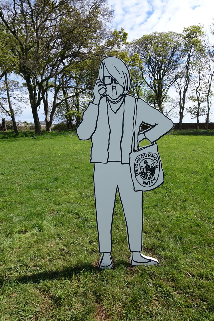 Mick Peter, Gerroff! (or User Feedback), 2021 at Hospitalfield. Image courtesy of the artist.