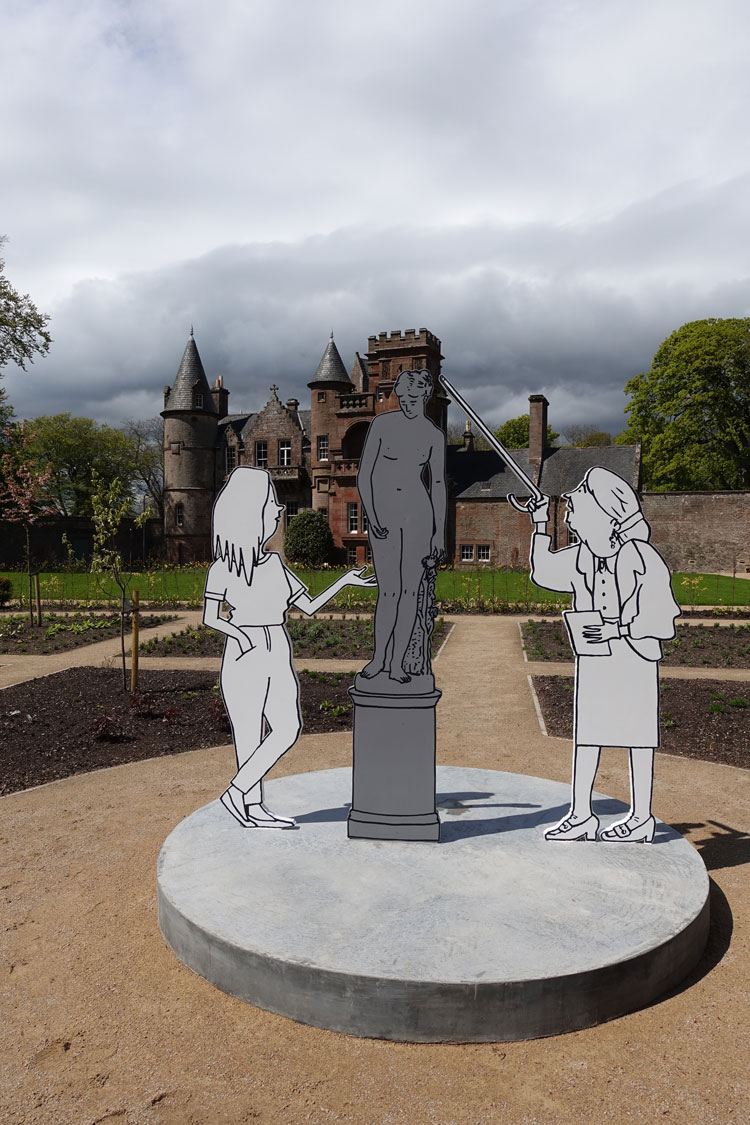 Mick Peter, Gerroff! (or User Feedback), 2021 at Hospitalfield. Image courtesy of the artist.