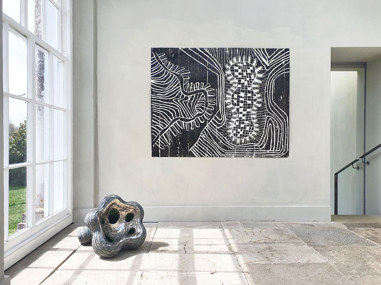 Nicholas Pope: Heavenly Space, installation view, the New Art Centre, Salisbury.