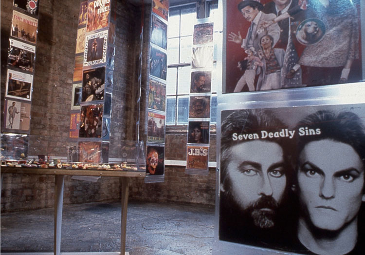 Clare Patey. The Museum Of; Cheesy records, 1998. Photographer unknown.
