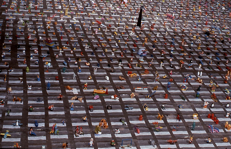 Clare Patey. The Museum Of; Kinder Toys, 1998. Photographer unknown.
