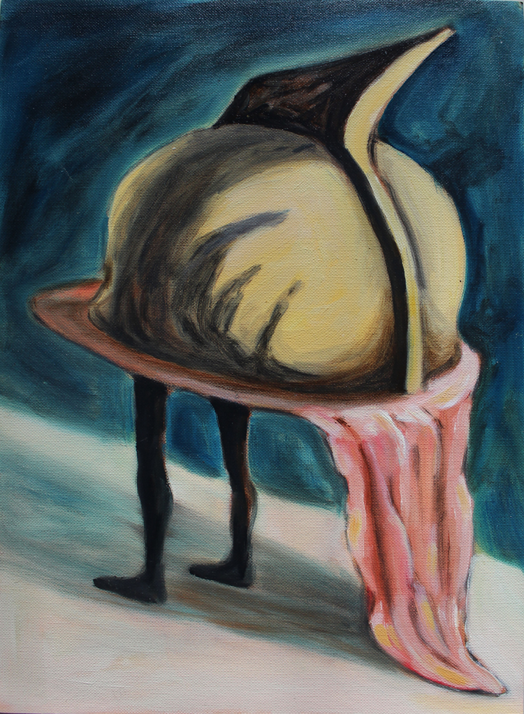 Prabhakar Pachpute. Museum Menageries (title for all the 40-paper works), 2020. Oil on paper
21 x 30 cm (each). Photo: the artist. Courtesy – the artist and Experimenter, Kolkata.