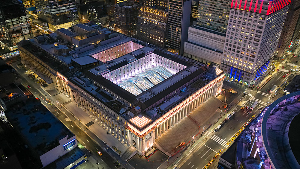 Moynihan Train Hall, Manhattan, 2020. Photo: Nicholas Knight, courtesy Empire State Development.