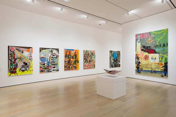 Lari Pittman: Declaration of Independence, installation view, Hammer Museum, Los Angeles, 29 September 2018 – 5 January 2020. Photo: Jeff McLane.