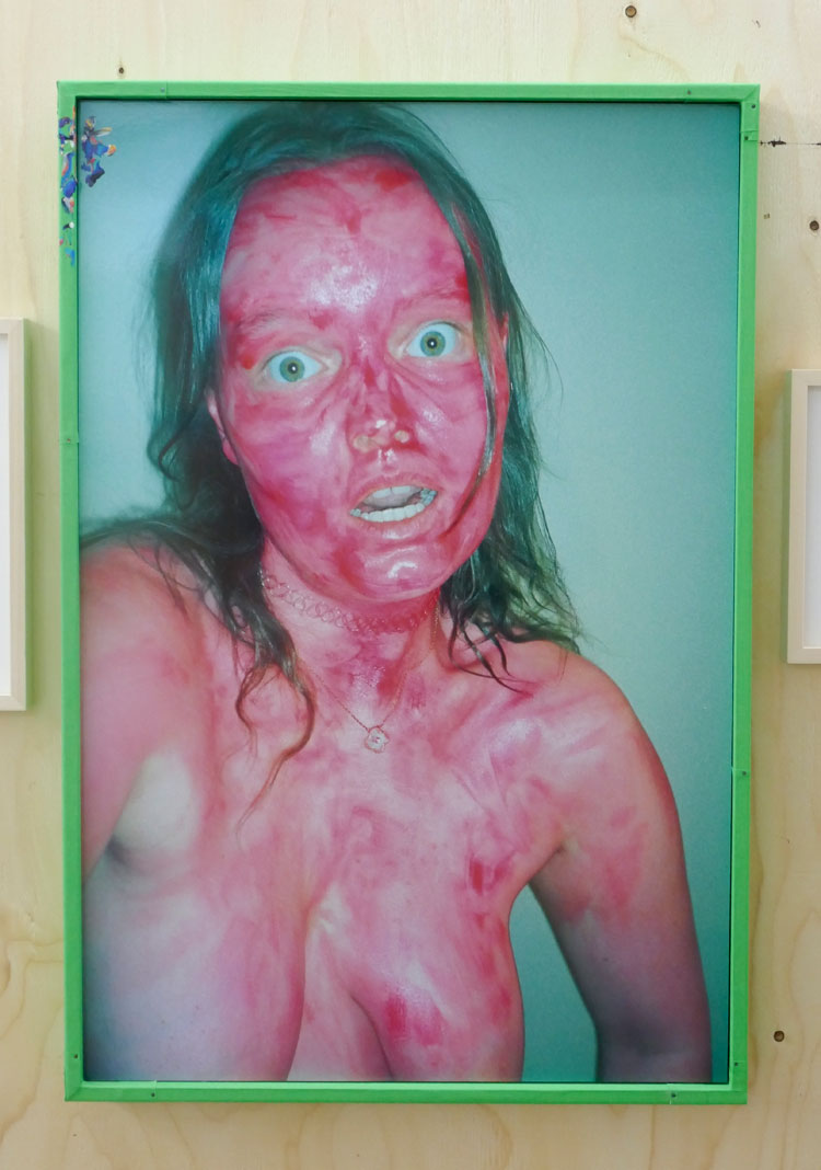 Maria Pasenau. Red in the Middle of Rockville (All Alone). Photograph mounted on aluminium. © the artist.