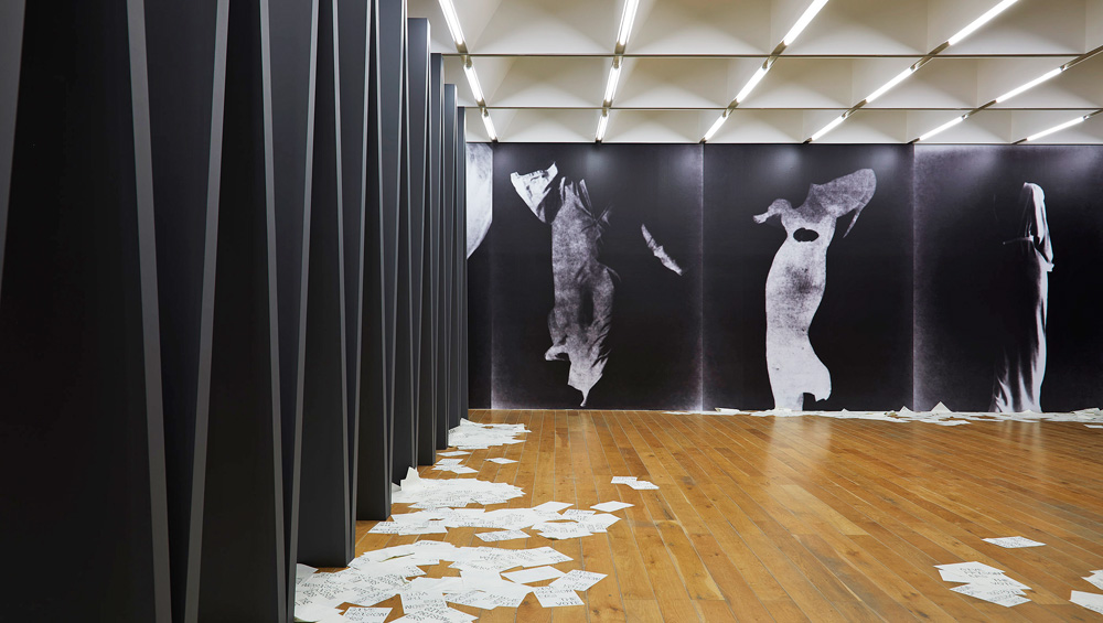 Elizabeth Price, FELT TIP, 2019, installation view, Nottingham Contemporary. Photo: Stuart Whipps.