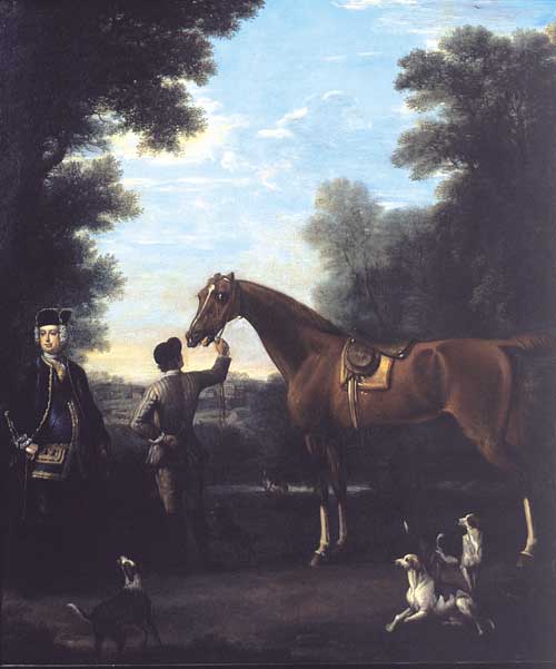 John Wootton (c.1682-1764). Sir Robert Walpole with Horse and Groom. Oil on canvas