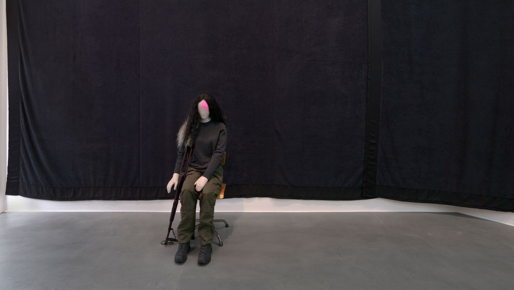 Mai-Thu Perret. Zone. Installation view, Simon Lee Gallery, London, 2017.