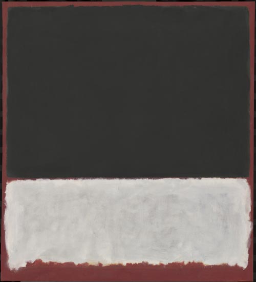Mark Rothko. Untitled, 1956. Oil on canvas, 92 3/4 x 83 1/4 inches. National Gallery of Art, Washington DC. Photograph courtesy of the Board of Trustees, National Gallery of Art, Washington DC. Gift of The Mark Rothko Foundation, Inc., 1986.43.153. Copyright © 1998 Christopher Rothko and Kate Rothko Prizel / Artists Rights Society (ARS), New York