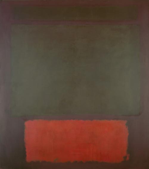 Mark Rothko. No.1, 1961. Oil and acrylic on canvas, 101 7/8 x 89 5/8 inches. National Gallery of Art, Washington DC. Photograph courtesy of the Board of Trustees, National Gallery of Art, Washington DC. Gift of The Mark Rothko Foundation, Inc., 1986.43.151. Copyright © 1998 Christopher Rothko and Kate Rothko Prizel / Artists Rights Society (ARS), New York