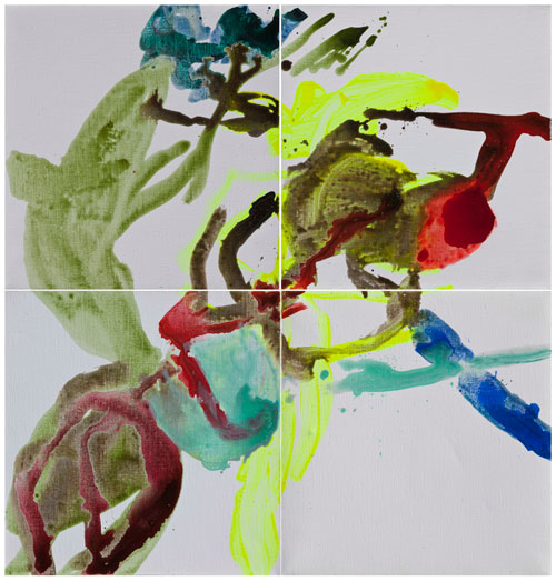 Gabriela Machado. Ijexá, 2010. Acrylic on canvas, 84 x 80 cm. Courtesy Celma Albuquerque Galeria de Arte, Belo Horizonte.