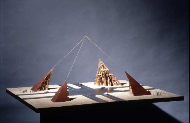 Arnaldo Pomodoro. Piramide della Mente, 1986. Bronze, 55 x 90 x 90 cm. Photograph: Giorgio Boschetti.
