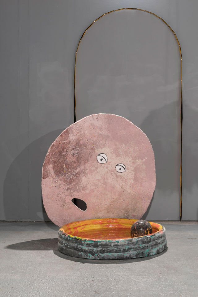 Candida Powell-Williams. The Mouth of Truth (formally The Moon), installation view, 2017. Courtesy of Bosse & Baum and the artist. Photograph: Damian Griffiths.