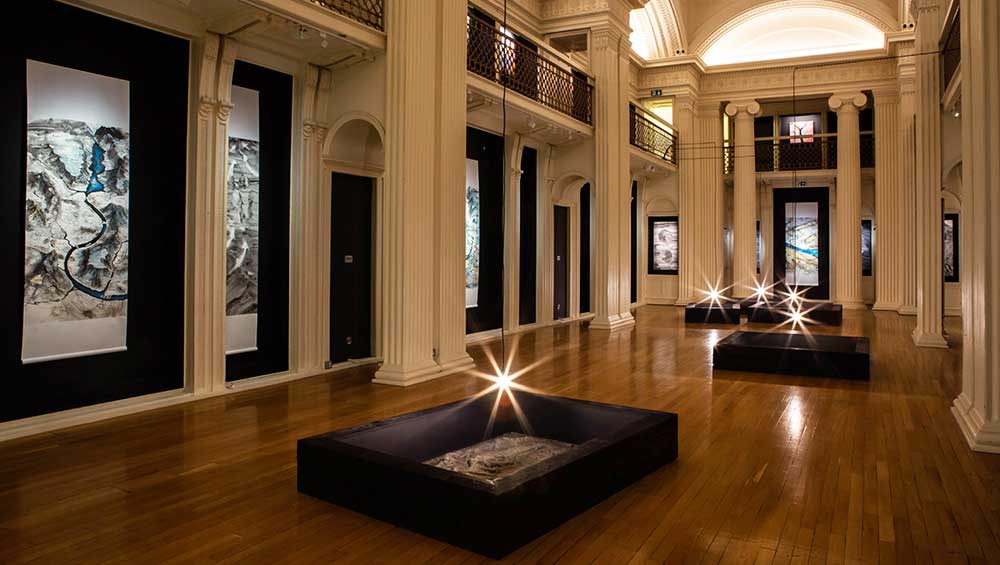 Qiu Zhijie, installation view, Talbot Rice Gallery. Photo: Sally Jubb Photography, courtesy Talbot Rice Gallery.