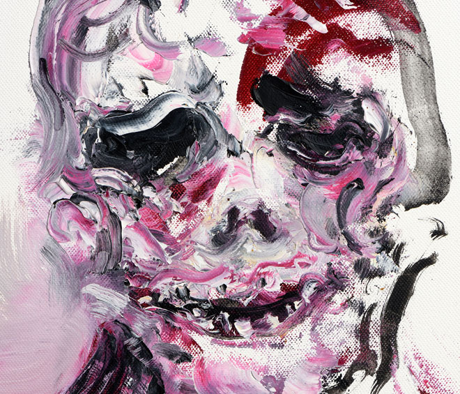 Maggi Hambling. Sebastian Horsley VIII, 2011. Oil on canvas. © Maggi Hambling.