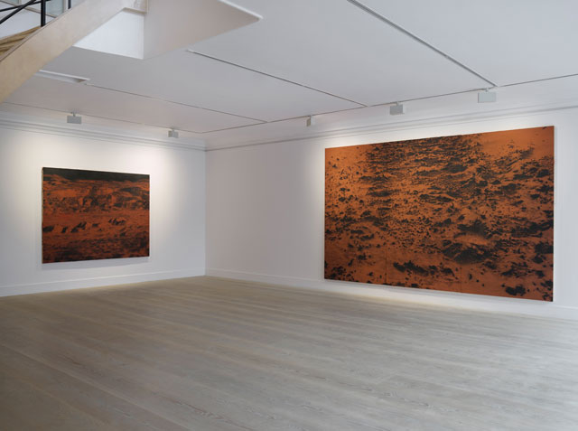 Saad Qureshi: time | memory | landscape, installation view, Gazelli Art House, London, 2017. Photograph: Peter Mallet. Courtesy Gazelli Art House.