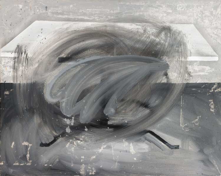 Gerhard Richter, Table, 1962. Oil on canvas, 90 x 113 cm. Private Collection. Photo: Jennifer Bornstein. © Gerhard Richter 2025.