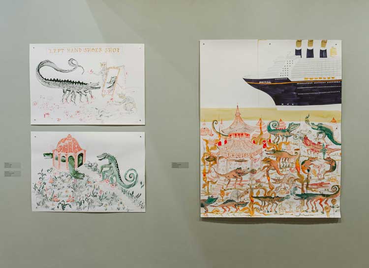 Isabel Rock: Things Fall Apart, The Centre Cannot Hold, installation view, Hastings Contemporary. Photo: Jorge Stride.